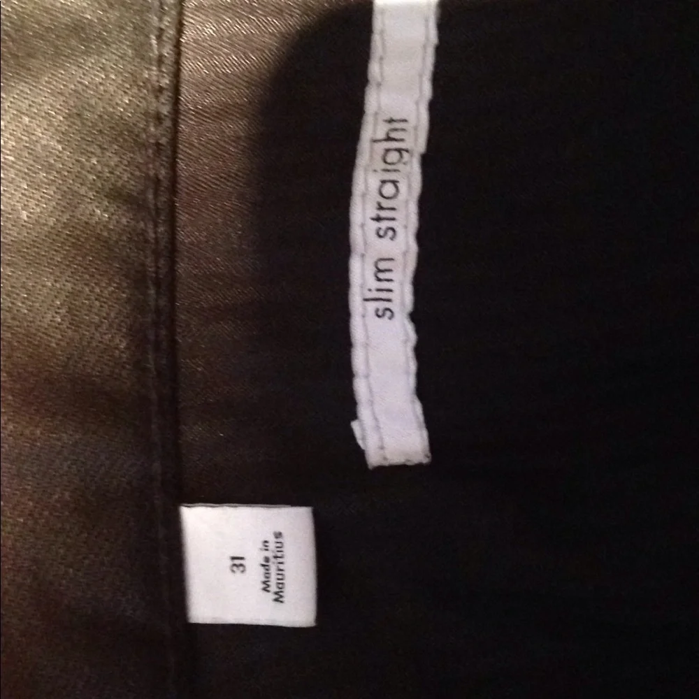 NWOT Calvin Klein 31 slim straight black jeans !